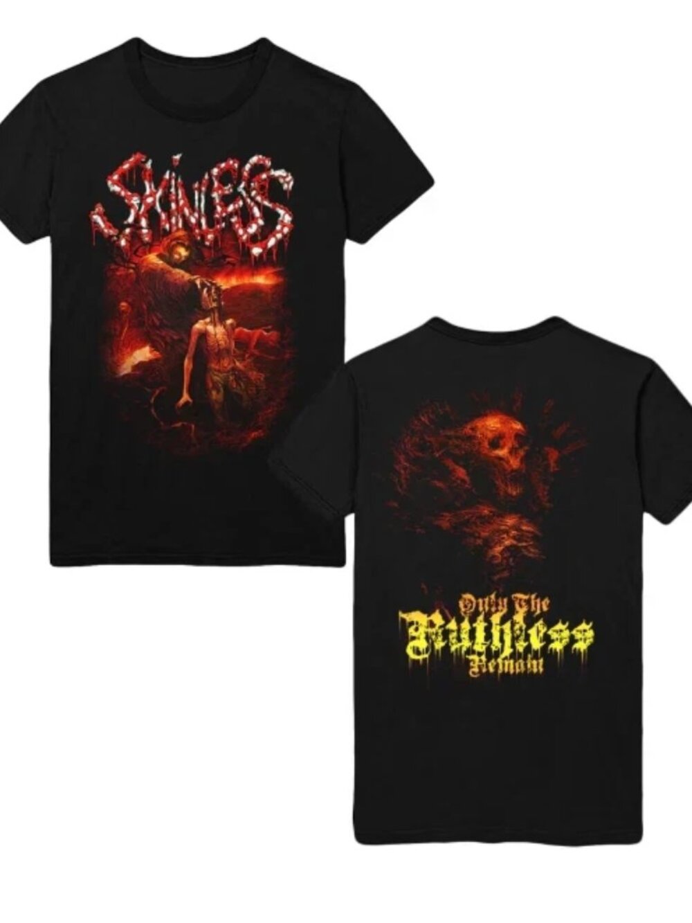 Ruthless Official Black Heavy Cotton Unisex Streetwear Tee